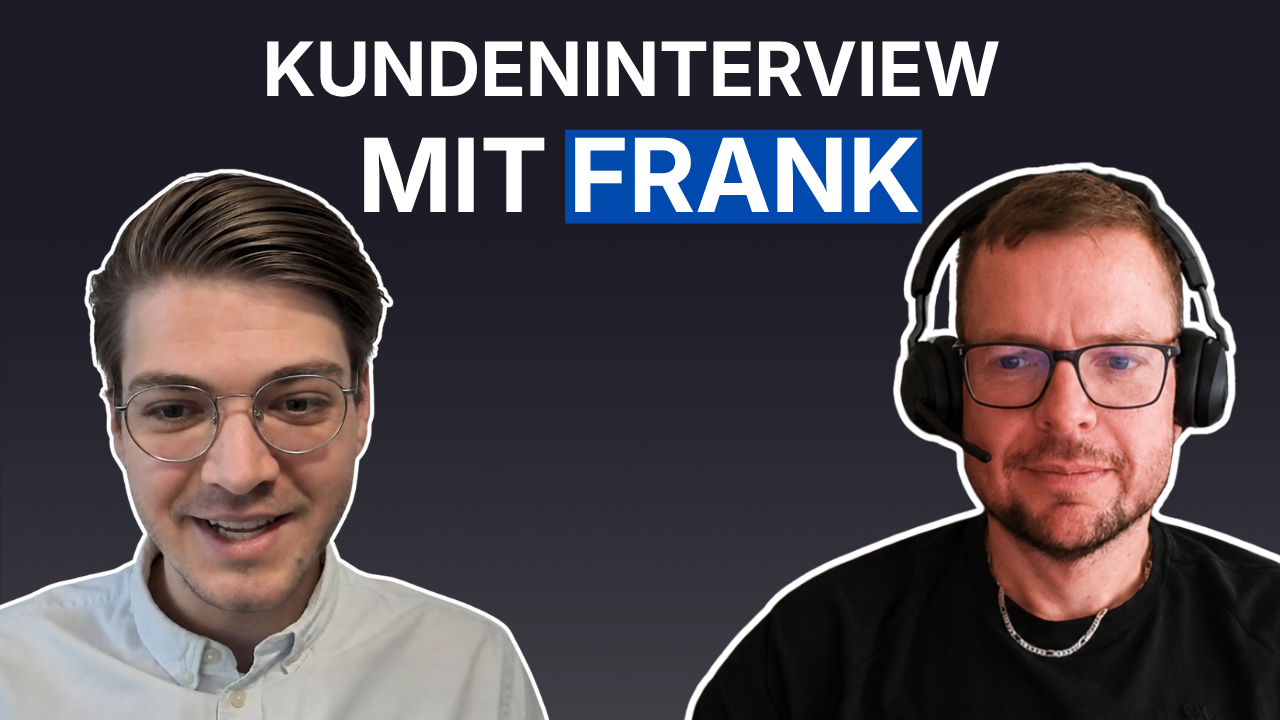 Kundeninterview mit Frank über die Google Ads Zusammenarbeit