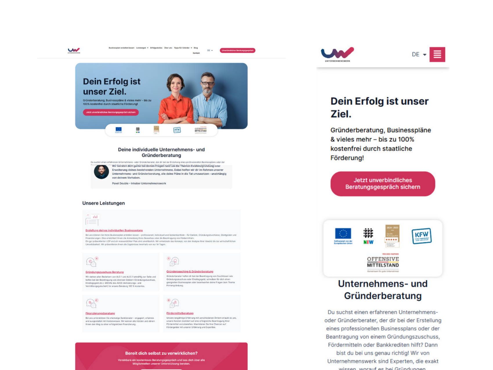 Unternehmenswerk – Google Ads Kunde
